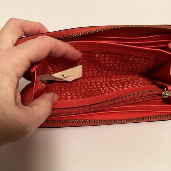 Kate Spade Red Wallet with Cupcake Design - Picture 5 of 9